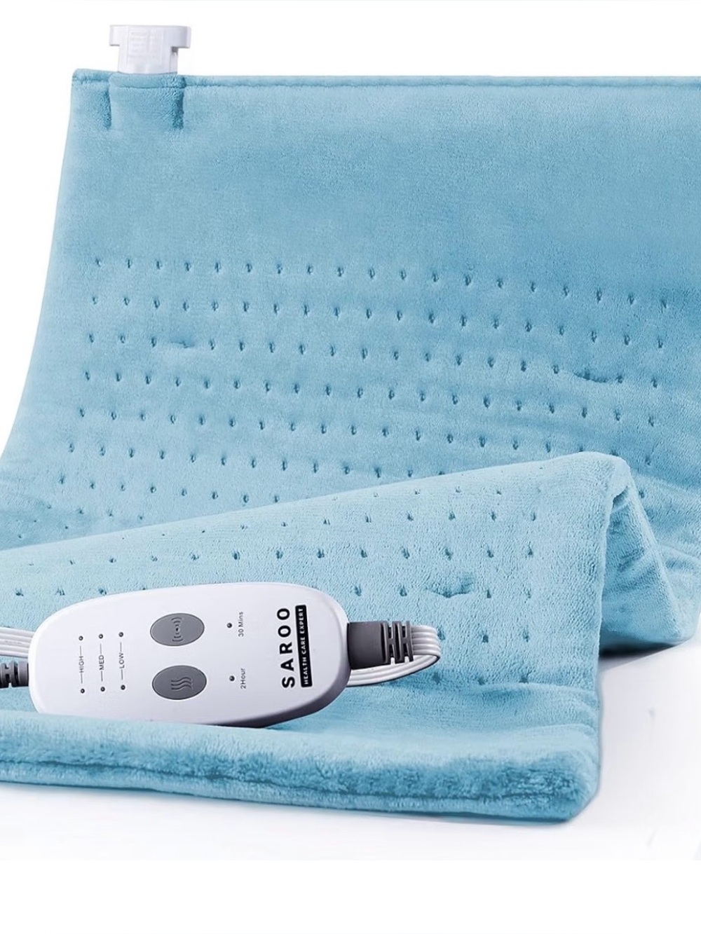 Sky Blue Weighted Heated Pad